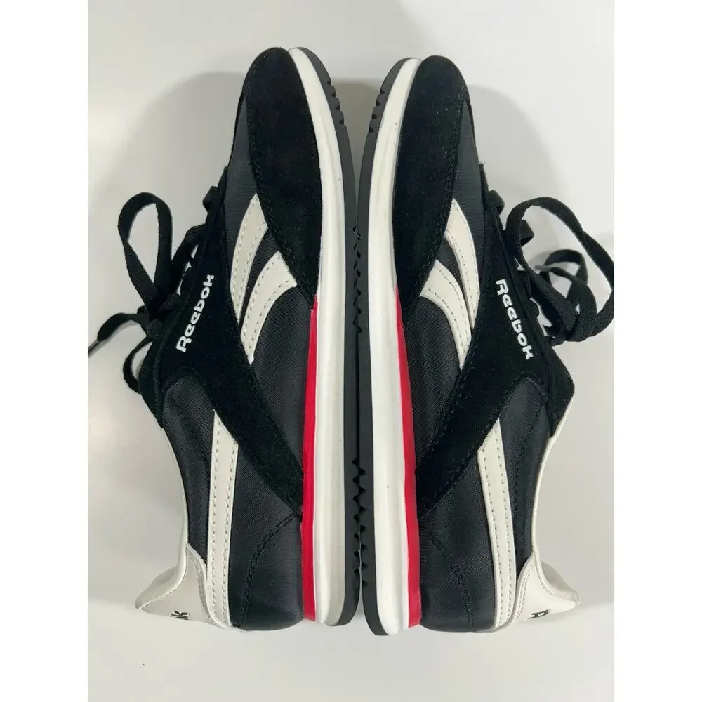 Reebok World 70 30309WBCC Black White Red Running Shoe Sneaker Size 8